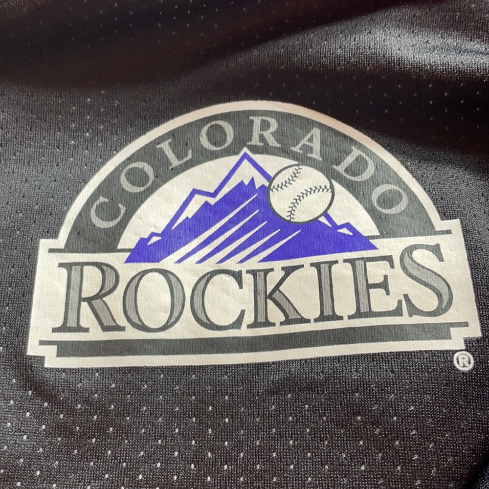 Majestic Vintage Colorado Rockies Reversible Baseball Jersey Youth Large - Picture 5 of 12